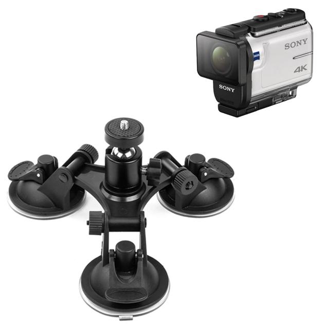 소니 AS200V X1000VR 호환 액션캠 트리플 석션 마운트 자동차 유리