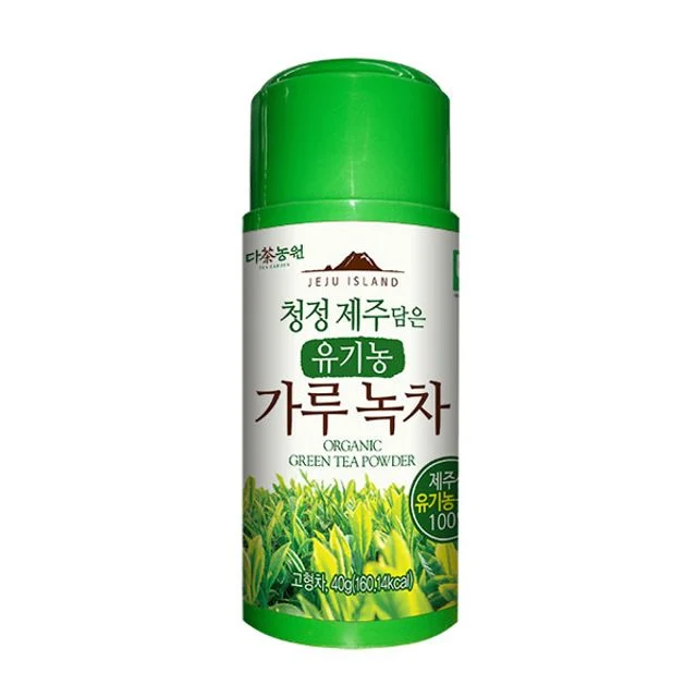 청정제주 가루녹차 40g 제주녹차 국산녹차 녹차가루