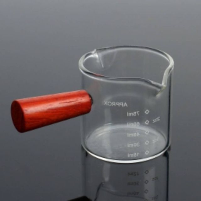 유리 에스프레소 샷잔 75ml 커피머신샷잔 투샷잔 카페샷잔