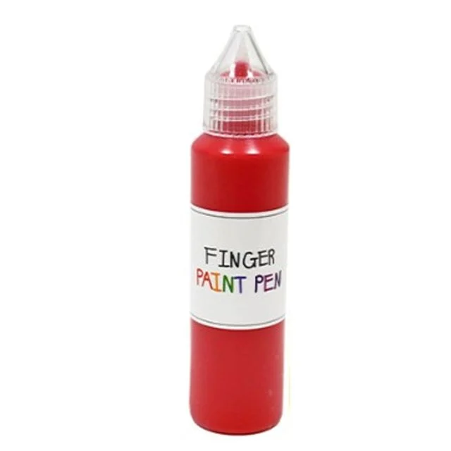 빨강 50ml 페인트펜 낱색 핑거