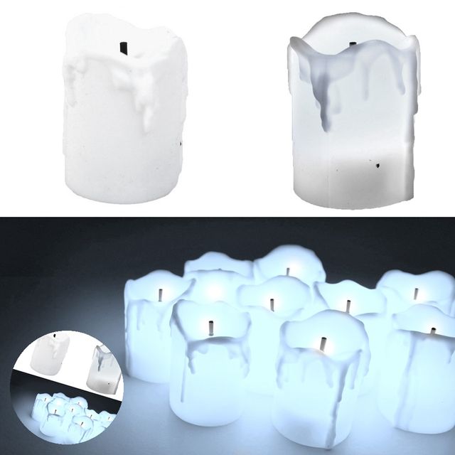 생일양초 LED양초 캔들 LED 양초 화이트 12개입 건전지초
