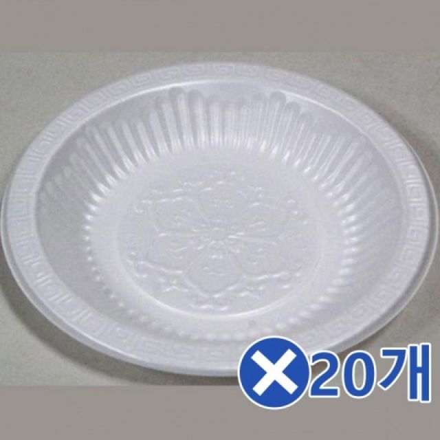 일회용 접시 180mm 200개입