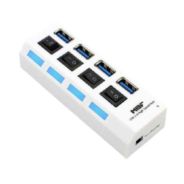 USB3.1 C타입 4포트 UBS허브 화이트 (아답터 포함)