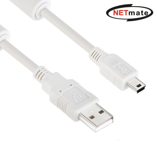 USB2.0 AM-Mini 5핀 케이블 5m - 노이즈필터 포함