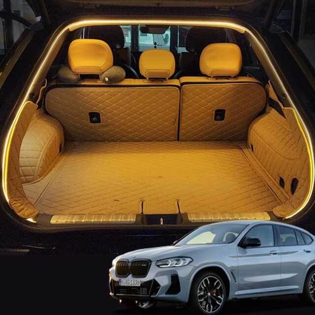 BMW X4 식빵등 차박캠핑 트렁크 감성무드등