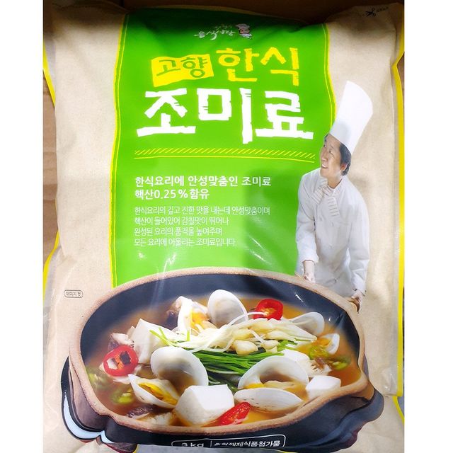 한식조미료 전철우 3kg x4개 주방용 식당 식당용 업소