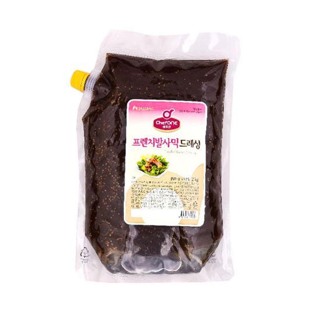 쉐프원 프렌치 발사믹 드레싱 2kg 대용량