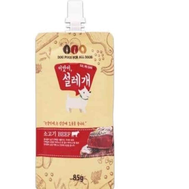 건강간식 소고기 눈건강 85g 펫푸드 애견식품 강아지눈건강간식 반려견짜먹는간식