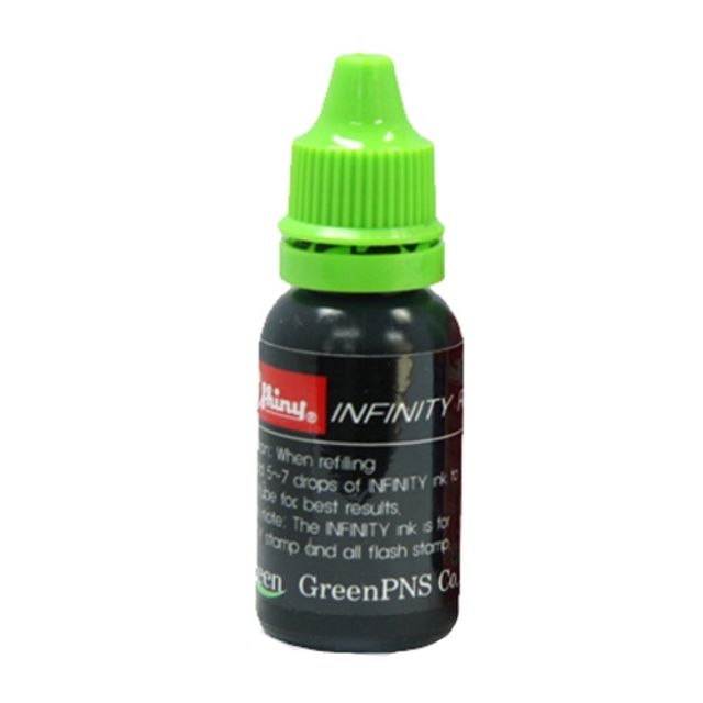 혜명몰 그린피앤에스 샤이니 만년잉크 흑색 E-161-9 / 15ml - 개 (1개입) 도장잉크충전 만년도장잉크 만년