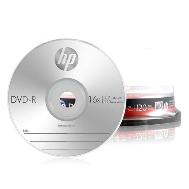 DVD-R 케이스) 케익 (10p 4.7GB 16x Media HP