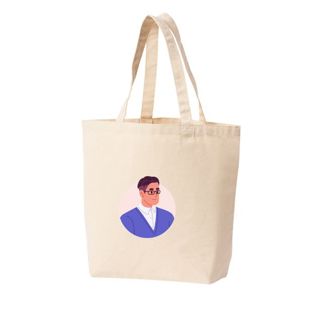에코백 안경 멋진남 간지남 샐러리맨 연구원 깔끔한