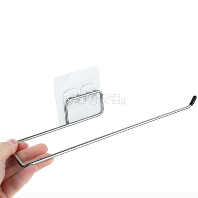 무타공 키친타월걸이, 부착식 키친타올 보관 거치대