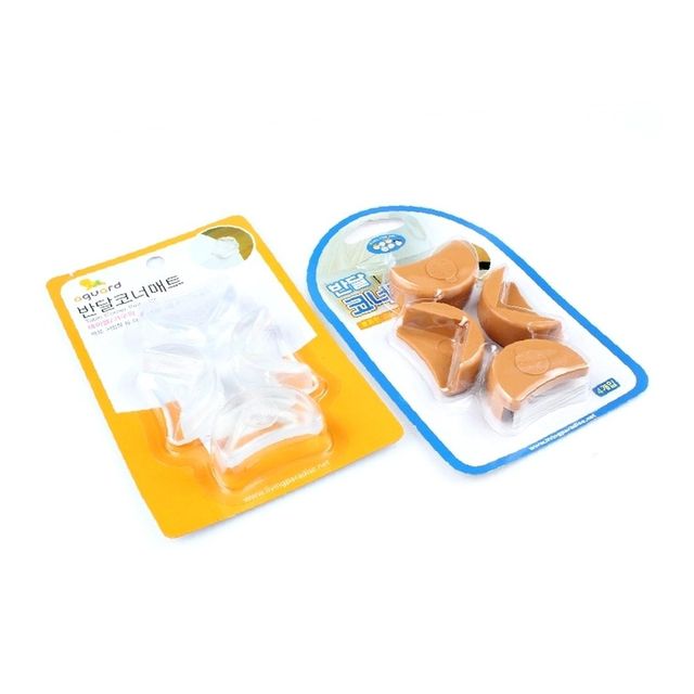 반달 코너매트 4입 모서리 보호 코너보호대