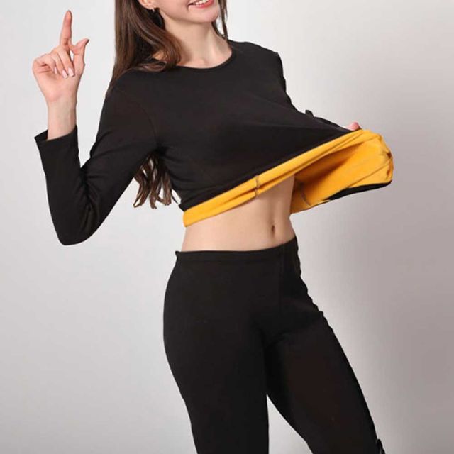 무지 기모 상하의 세트 겨울잠옷 홈웨어 이너 슬림핏