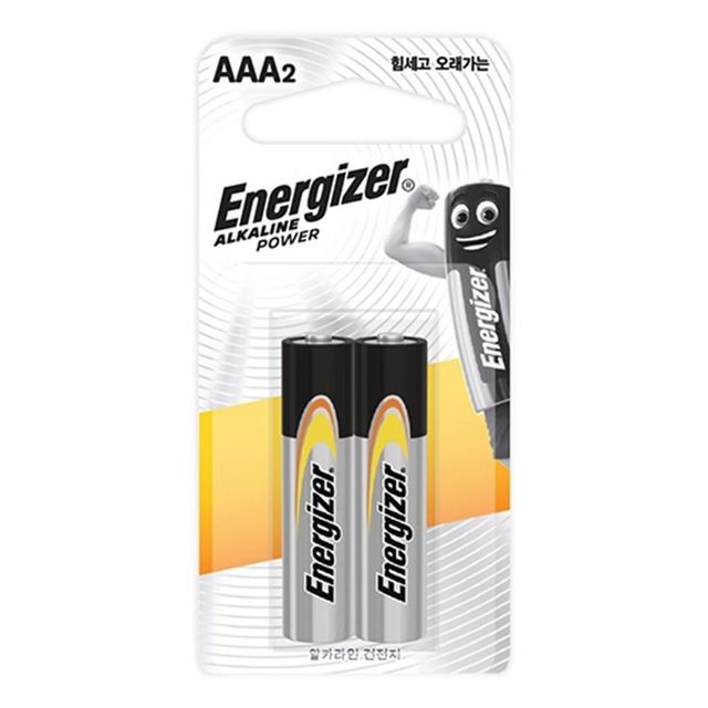 알카라인 건전지 AAA B2 20팩입 망간 오래가는 배터리