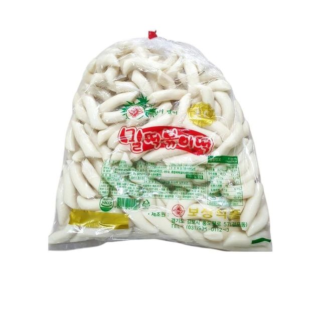 식자재 식재료 도매 밀떡볶이 소 보성 2K x10개