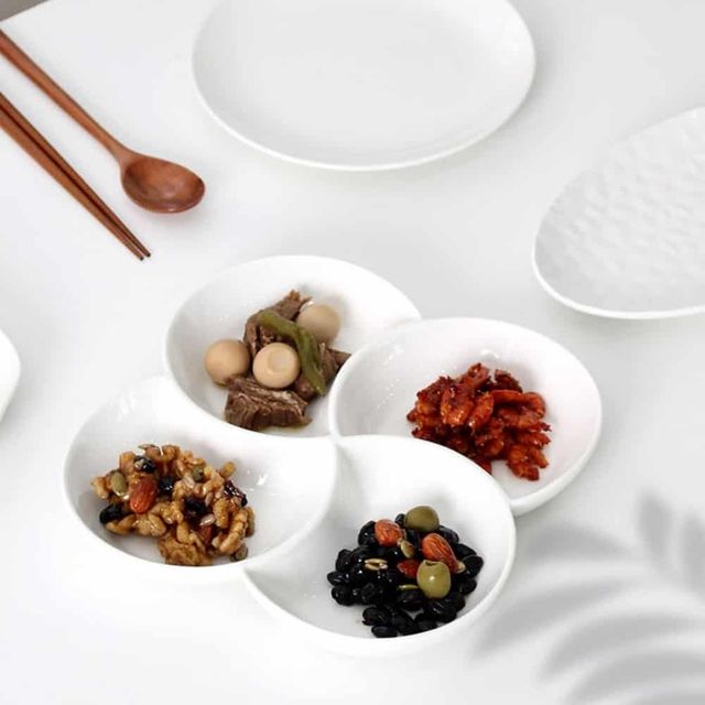 3칸 반찬접시 안주접시 업소용그릇 디저트접시 과일접시 반찬그릇 플레이팅접시