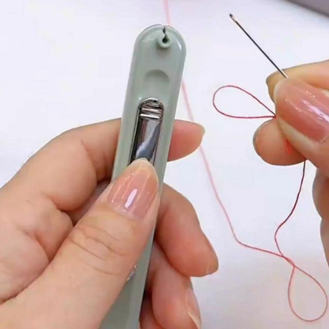 휴대용 도구 간편 재봉 재봉틀 자동 실끼우기 바느질