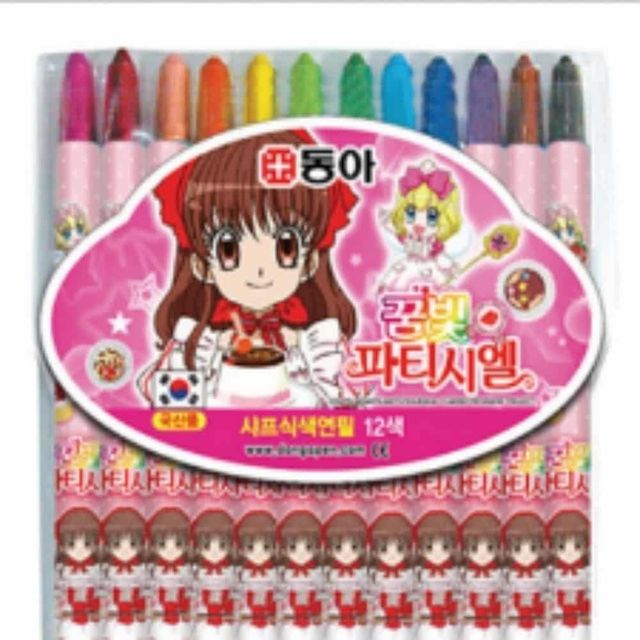 샤프식 색연필(12색/여) 아동색연필 색칠공부색연필 12색색연필 어린이집색연필 어린이색연필