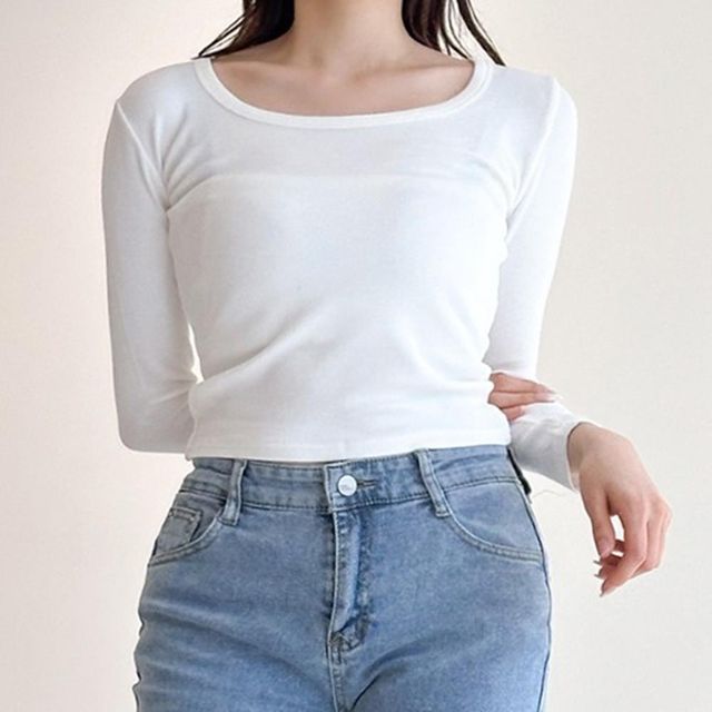 티셔츠코디 빅사이즈여성의류 긴팔티셔츠 여자티