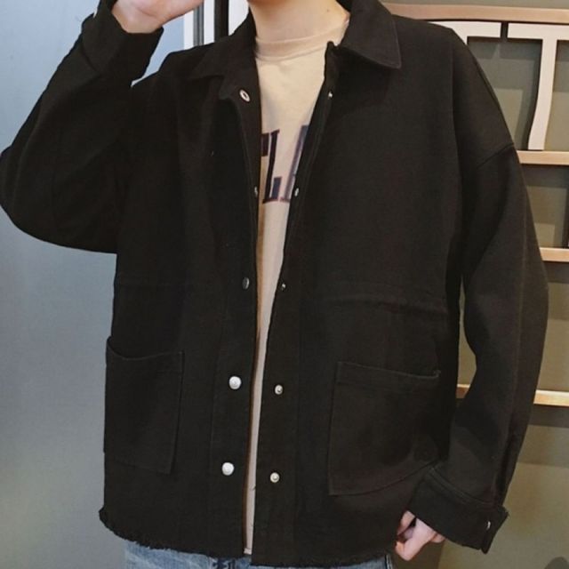 트러커 스타일 남성 빈티지 자켓 데일리용 남자 아우터 코트