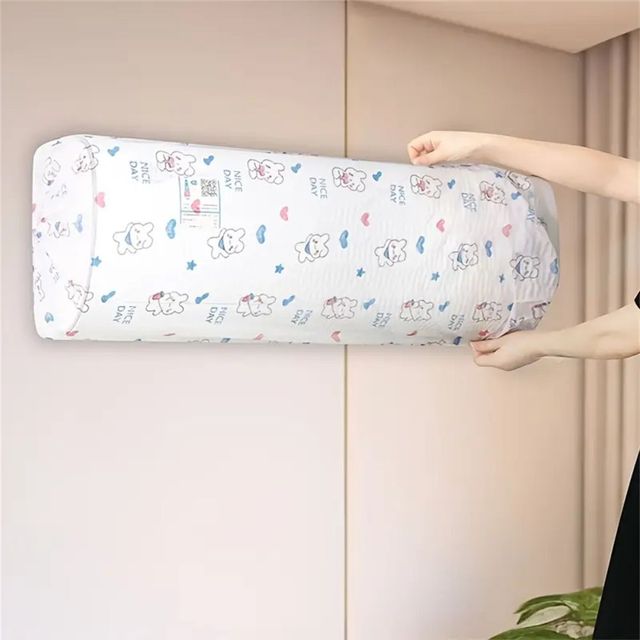 혜명몰 부직포 벽걸이형 에어컨 먼지방지 전체커버 기종호환 65x130 에어콘커버 먼지방지커버 에어컨카바