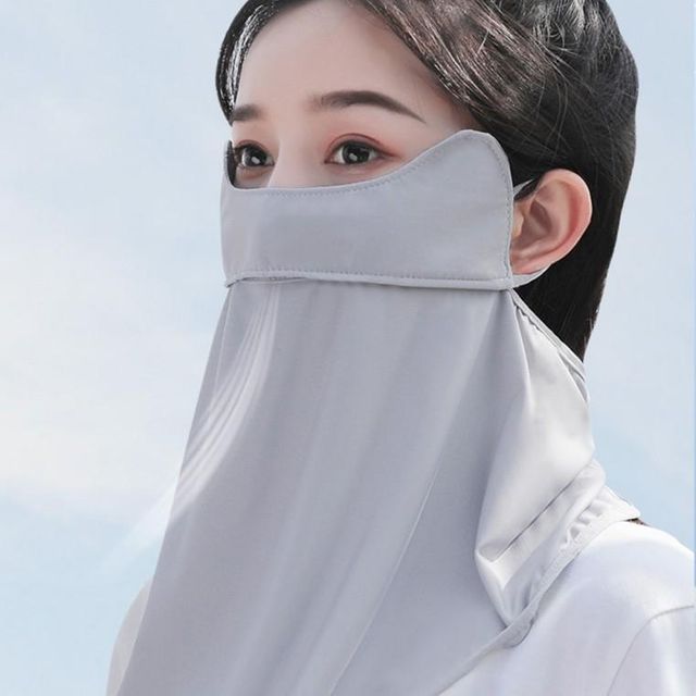 귀걸이쿨마스크 얼굴 햇빛가리개 마스크 햇빛 마스크 골프 가리개 쿨 등산