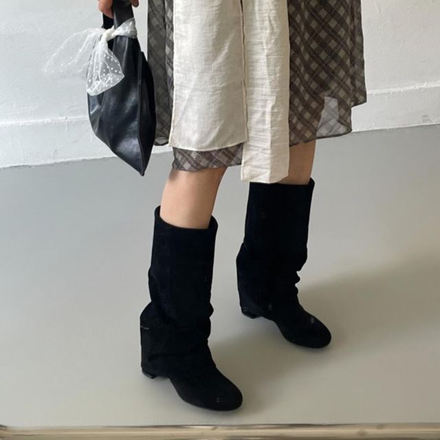 발목구두 여성화 첼시 첼시부츠 발목 롱구두 겨울 힐