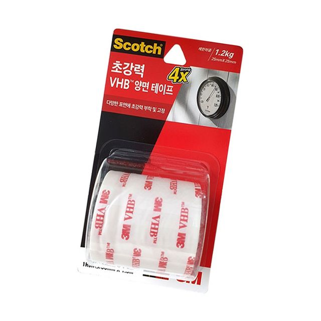 3M 양면테이프 50mmx1.5m VHB 1p 접착 문구 사무용