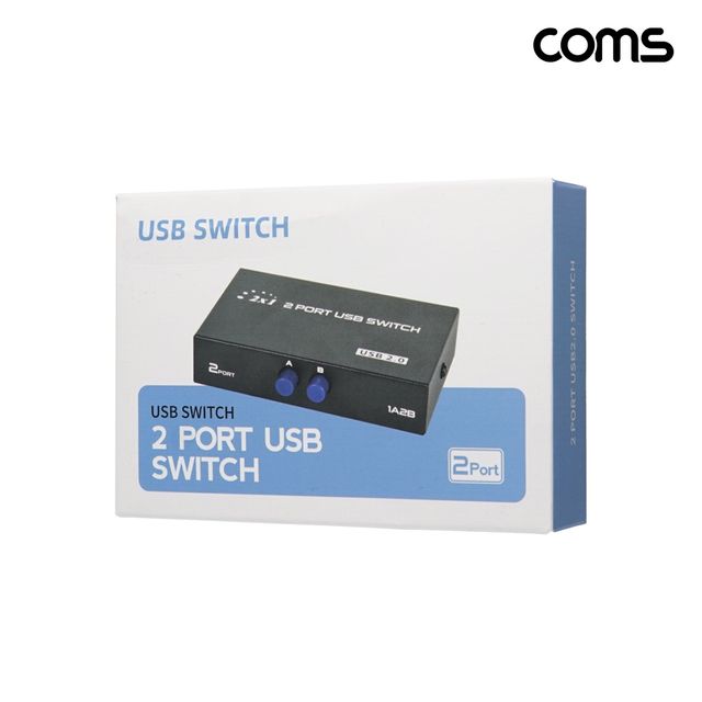 프린터 스캐너 공유 2대1 USB2.0 스위치 수동버튼