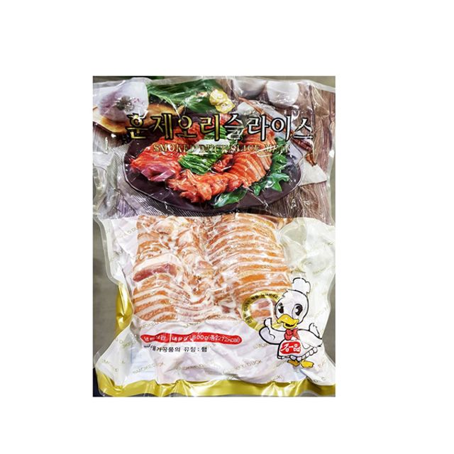 FK 삼아 훈제오리 슬 800g