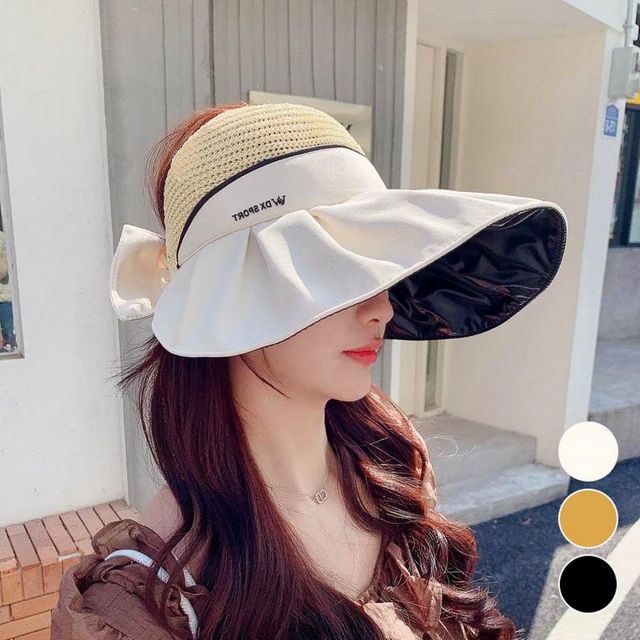 와이드챙 비치캡 버킷 오픈