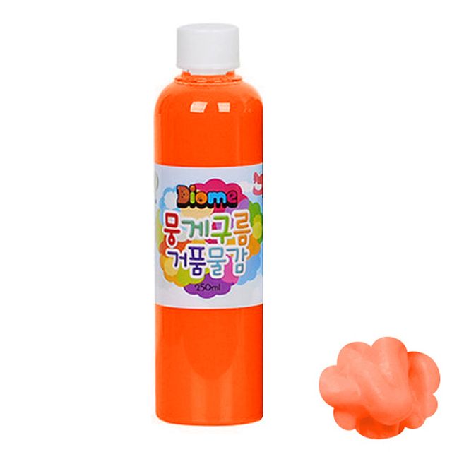 낱색 리필 거품물감 미술놀이 뭉게구름 250ml