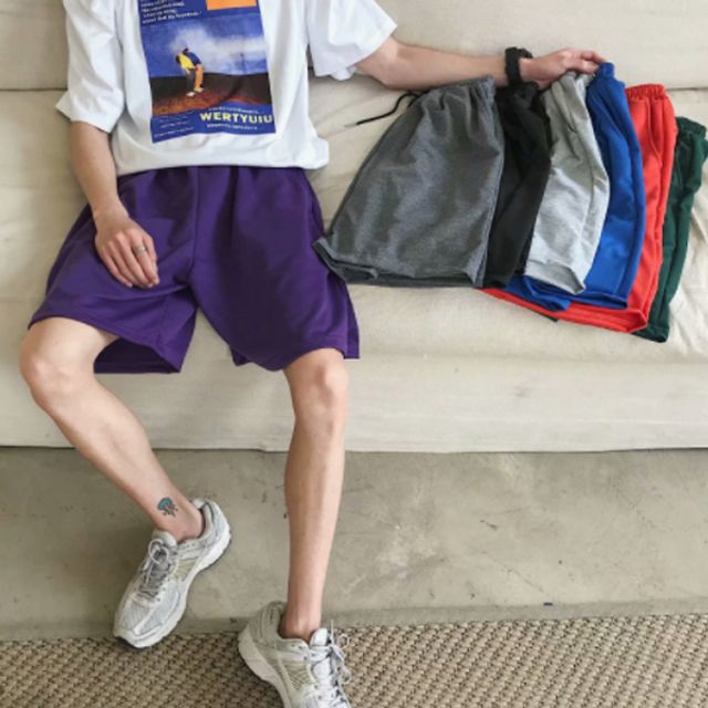 남자반바지 캐주얼바지 트레이닝팬츠 허리밴딩반바지