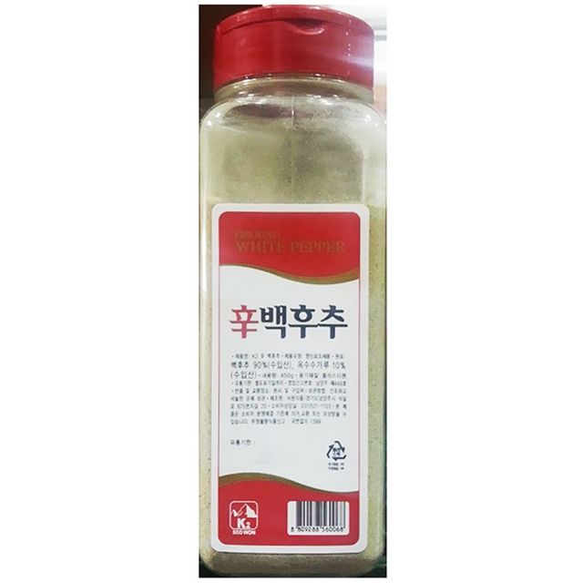 업소용 식당 식자재 주방 조리 재료 백후추가루 450g