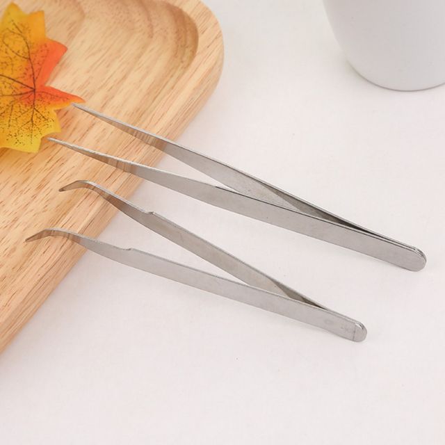 만능 스텐 쪽집게 족집게 눈썹정리 핀셋 2종