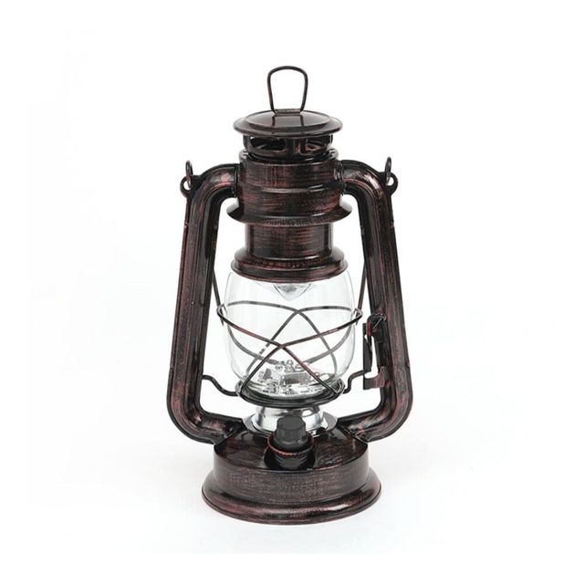 LED 캠핑램프 15x25cm 브론즈 백색전구 감성랜턴 캠핑LED랜턴 led캠핑등