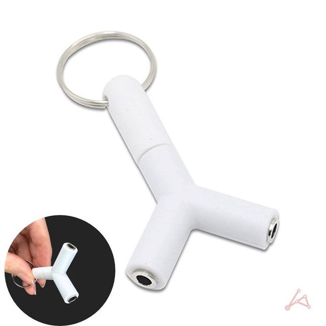 3.5mm Y형 이어폰잭 이어폰확장 오디오분배기