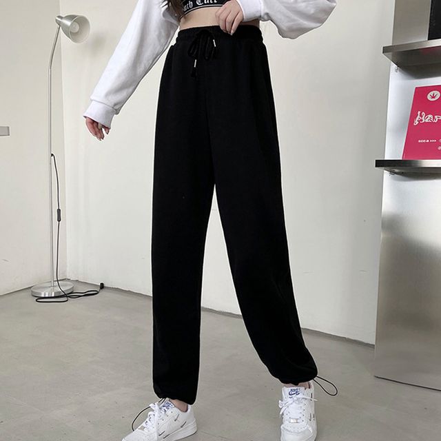여성 밴딩 조거팬츠 데일리 트레이닝룩 바지 추리닝