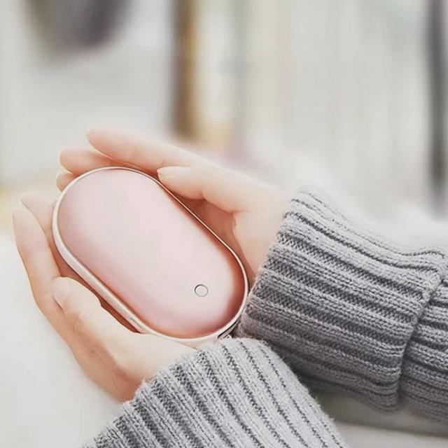 MAX 휴대용 손난로 보조배터리 5000mAh 양면 발열핫팩
