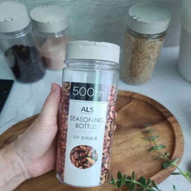 조미료통 500ml 원터치양념통 조미료병 참깨통 설탕통