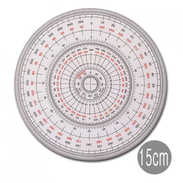 TBZ 아톰 전원분도기 15cm 갑 20개입