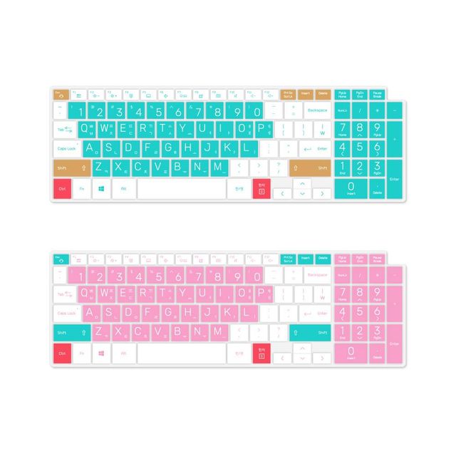 TBZ LG 그램 프로17 17Z90SP 노트북 마카롱 문자키스킨