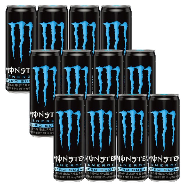 몬스터 에너지 제로슈가 350ml 12입