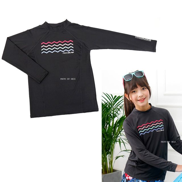피코수영 상의 웨이브K1124 아동 래쉬가드 긴팔수영복
