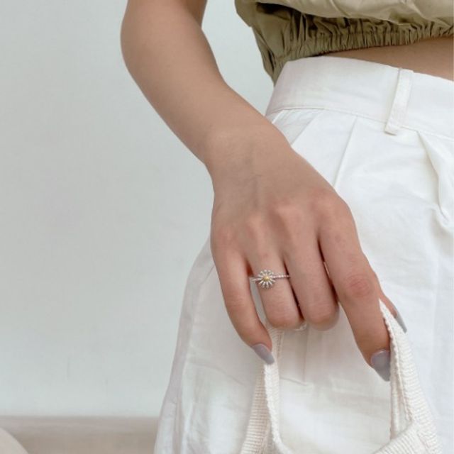 (silver 925) blooming ring