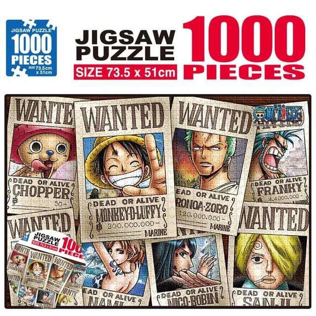 그림퍼즐 퍼즐액자 원피스 직소퍼즐 1000pcs 현상수배
