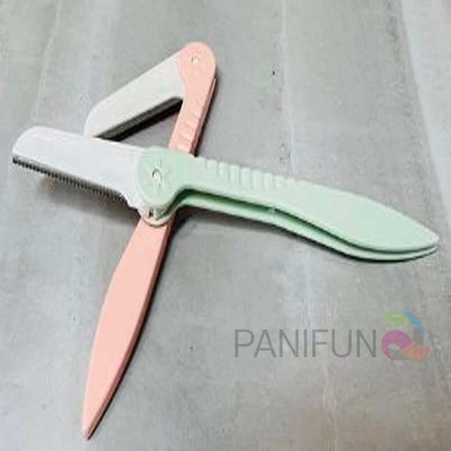 2입 접이식 눈썹칼 메이크업용품 눈썹정리도구 뷰티용품 뷰티관리 눈썹관리