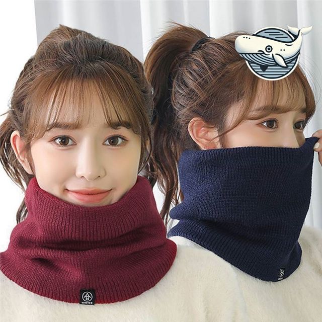 겨울 방한 니트 넥워머 머플러 포근한 목 토시
