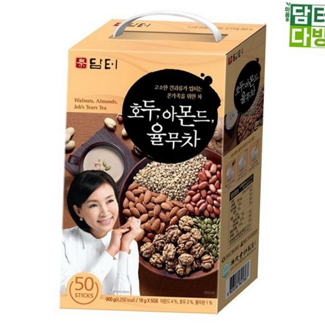 율무 아몬드 차 견과류 호두 겨울철 고소한